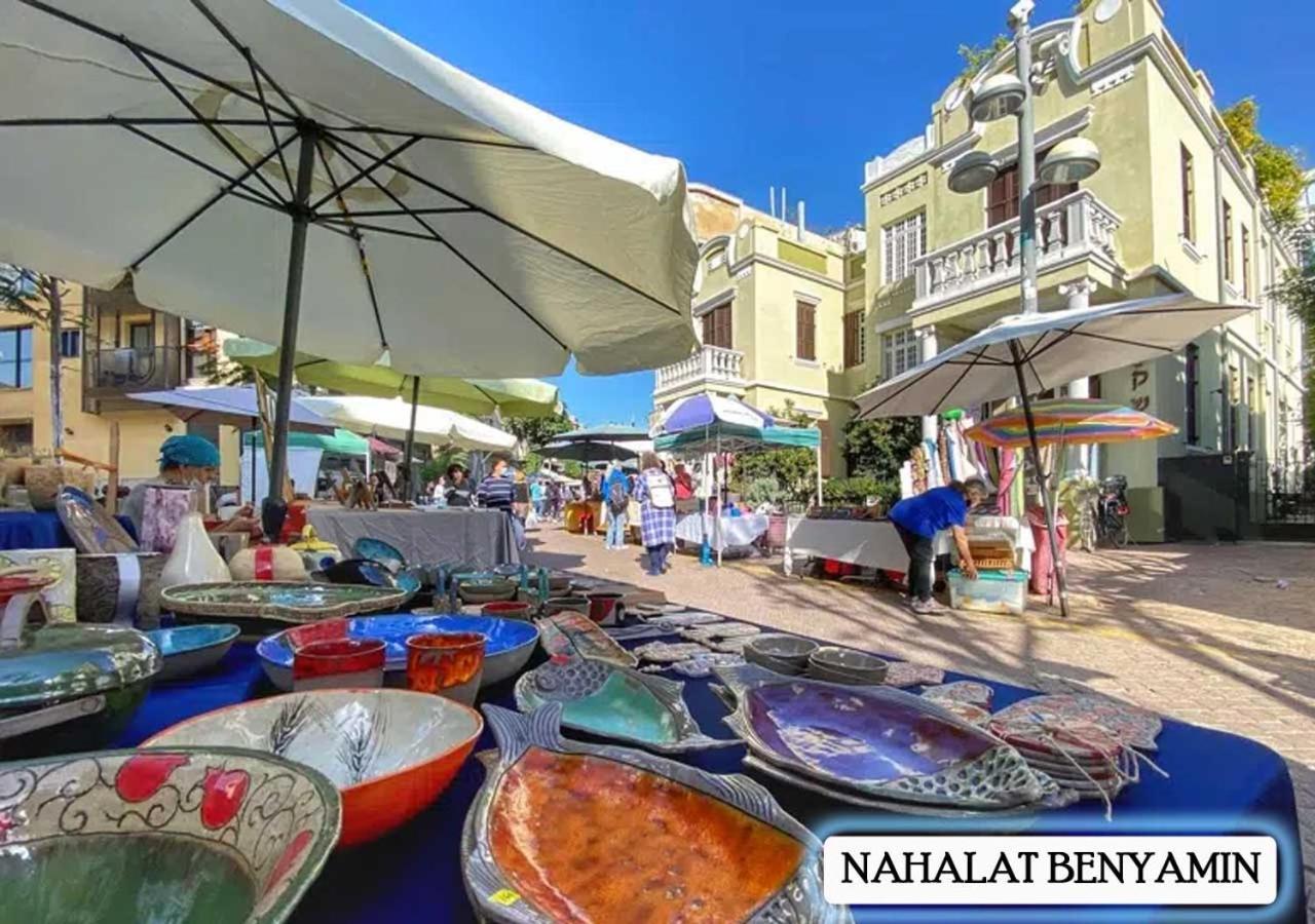 Tel-Aviv Center, Near The Beach, Terrace, 2 People ภายนอก รูปภาพ