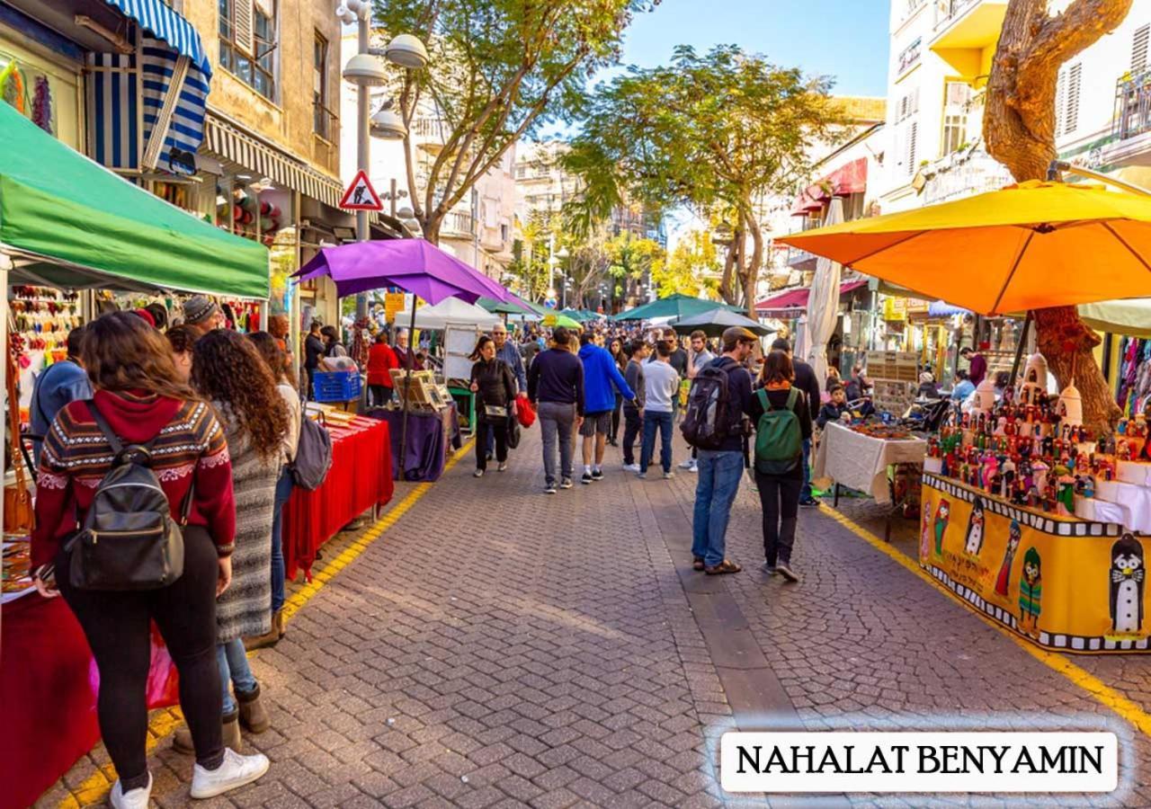 Tel-Aviv Center, Near The Beach, Terrace, 2 People ภายนอก รูปภาพ